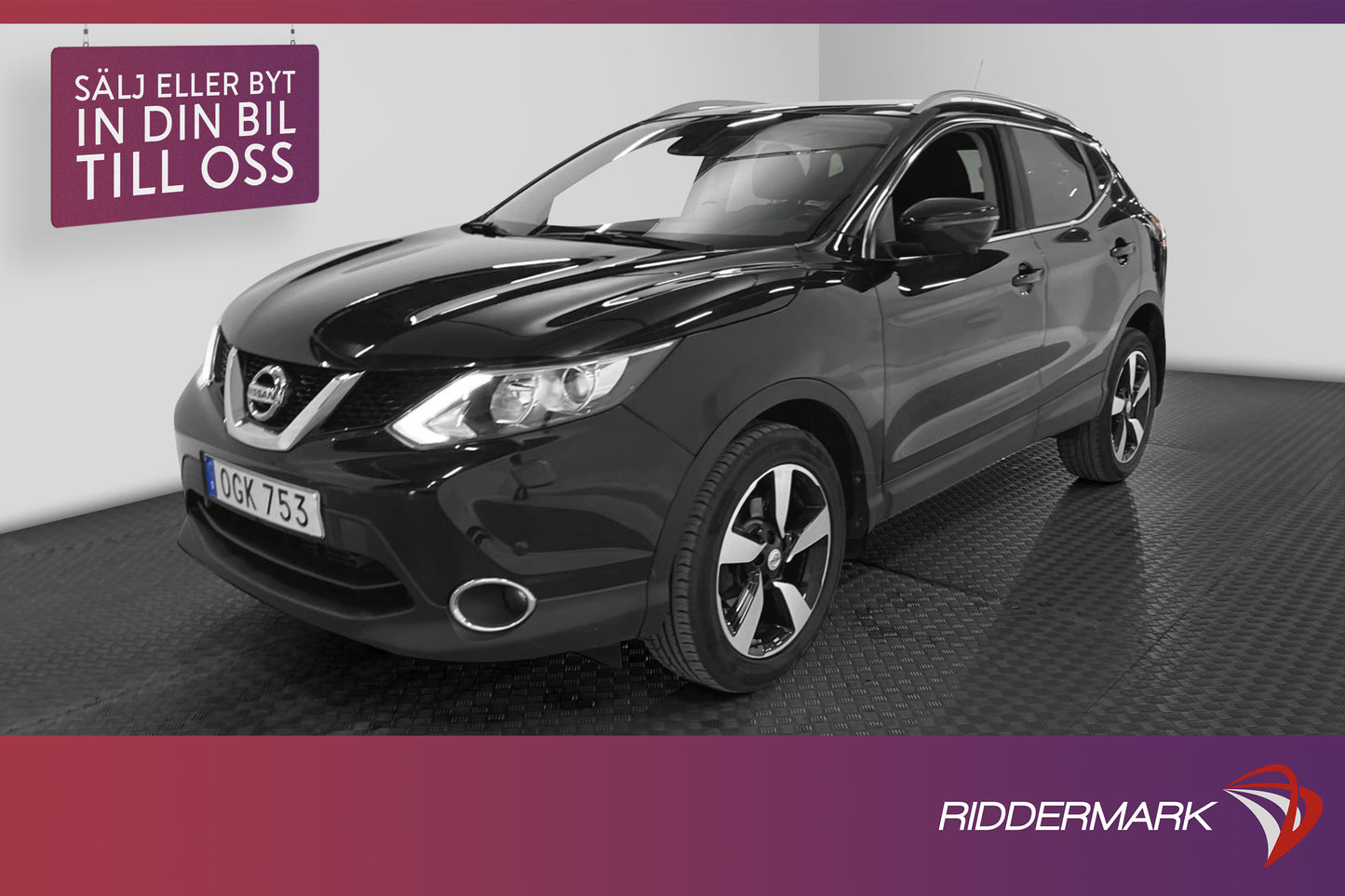 Nissan Qashqai 1.2 DIG-T 115hk 360° Panorama Navi Välservad