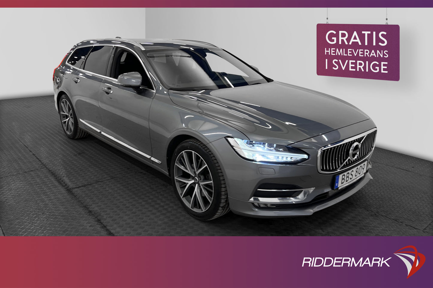 Volvo V90 D5 235hk AWD Inscription D-Värm VOC Navi B-Kamera