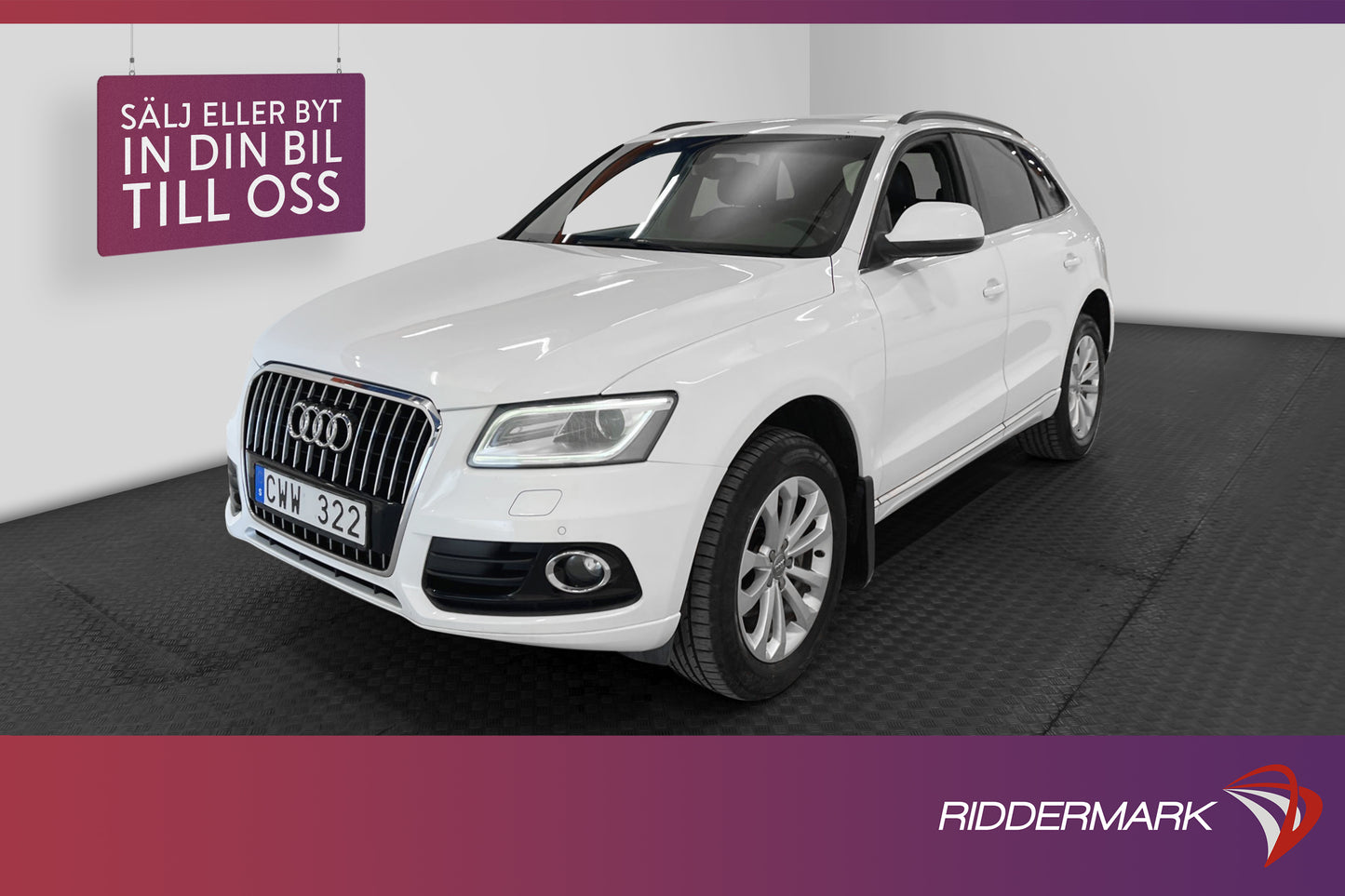 Audi Q5 2.0 TDI quattro Design Pano Drag Skinn/Alcantara PDC