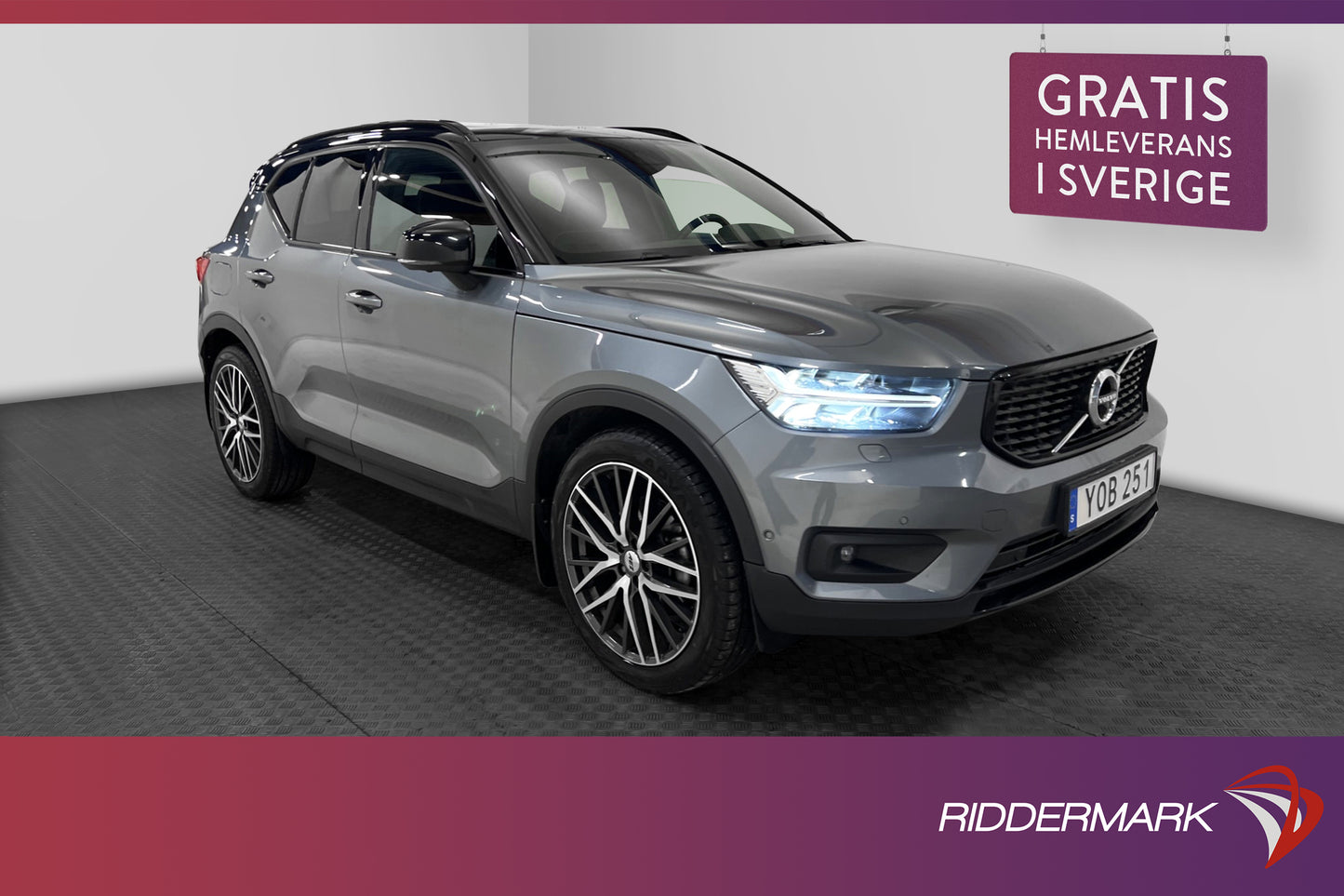 Volvo XC40 T5 AWD 247hk R-Design VOC Pano H/K 360° Navi Drag