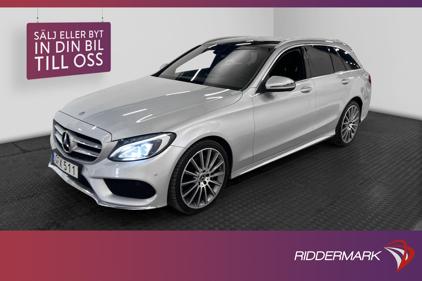 Mercedes-Benz C 220 T d 4M AMG Burmester Pano Drag Navi