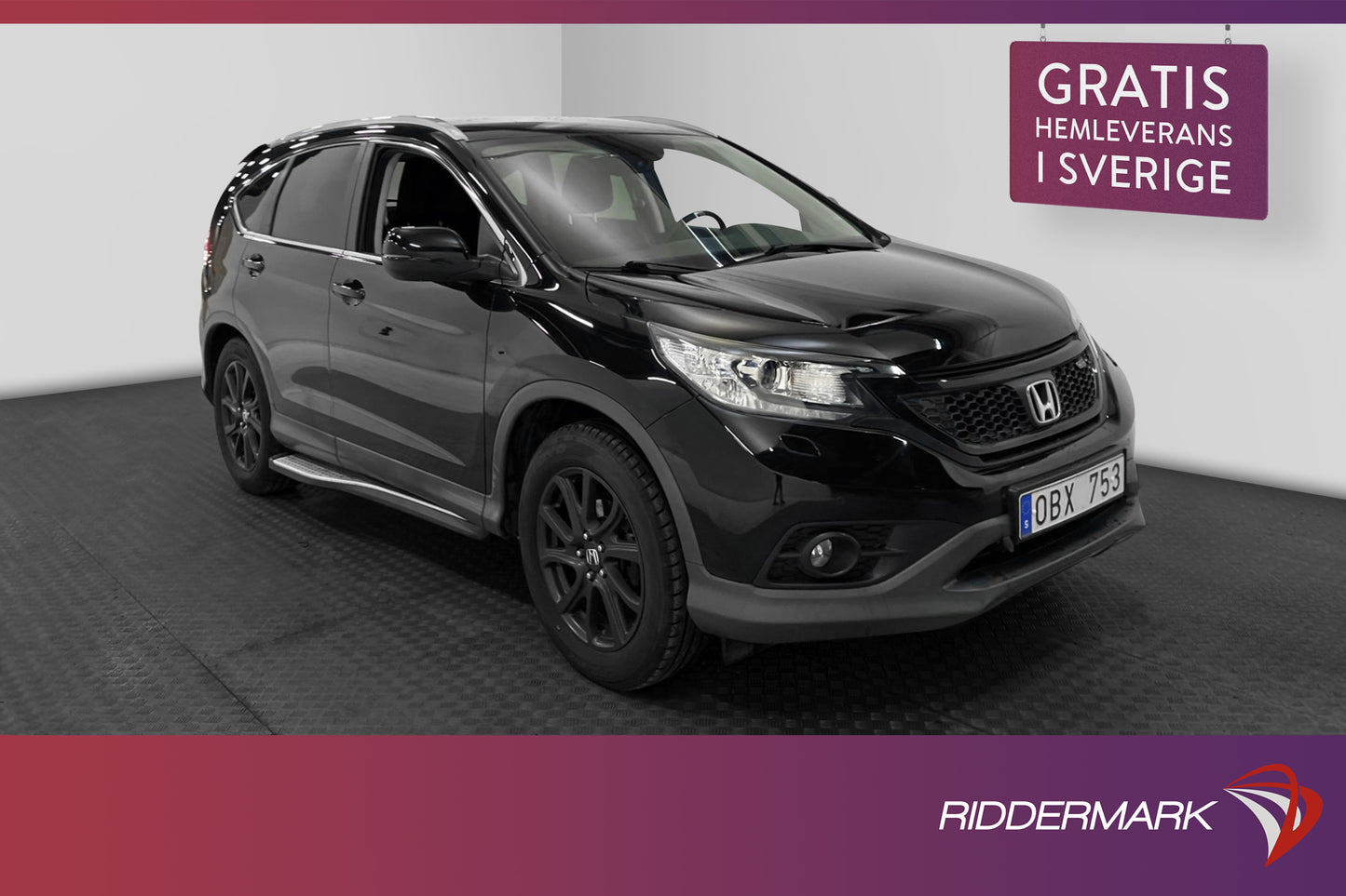 Honda CR-V 4WD 155hk Black Edt Värm Kamera Drag Välservad