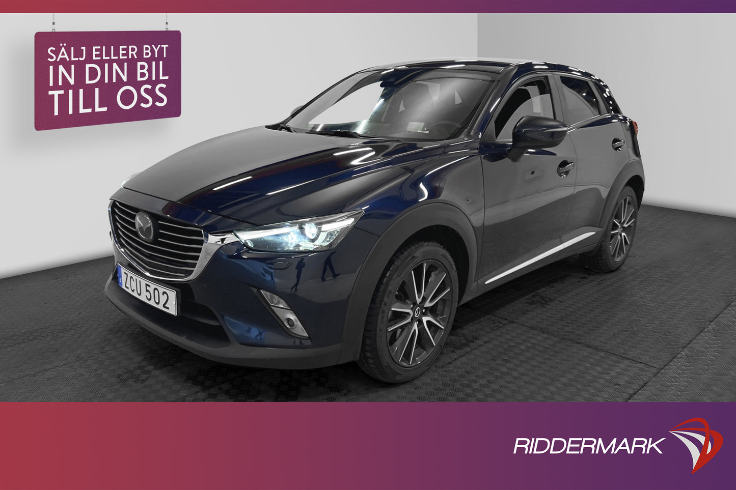 Mazda CX-3 SKYACTIV-G AWD 150hk Optimum BOSE HUD Kamera Drag