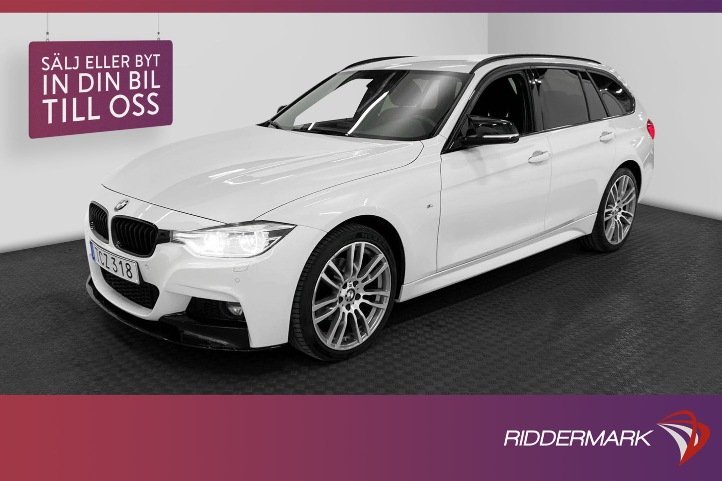 BMW 320d xDrive 190hk M Sport Hifi Dragkrok Nyserv 0,49L/mil