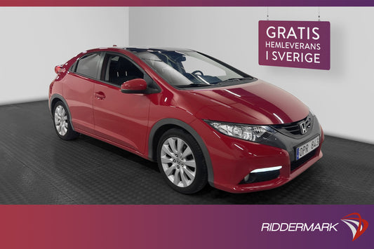 Honda Civic 1.8 i-VTEC Executive Pano Skinn Kamera Välservad