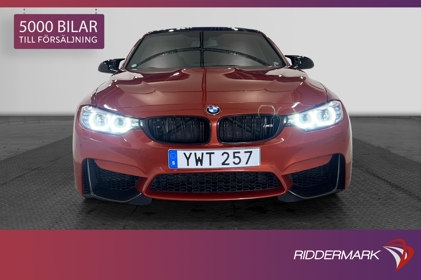 BMW M3 431hk HUD H/K Kolfiber Halvskinn *SE SPEC*