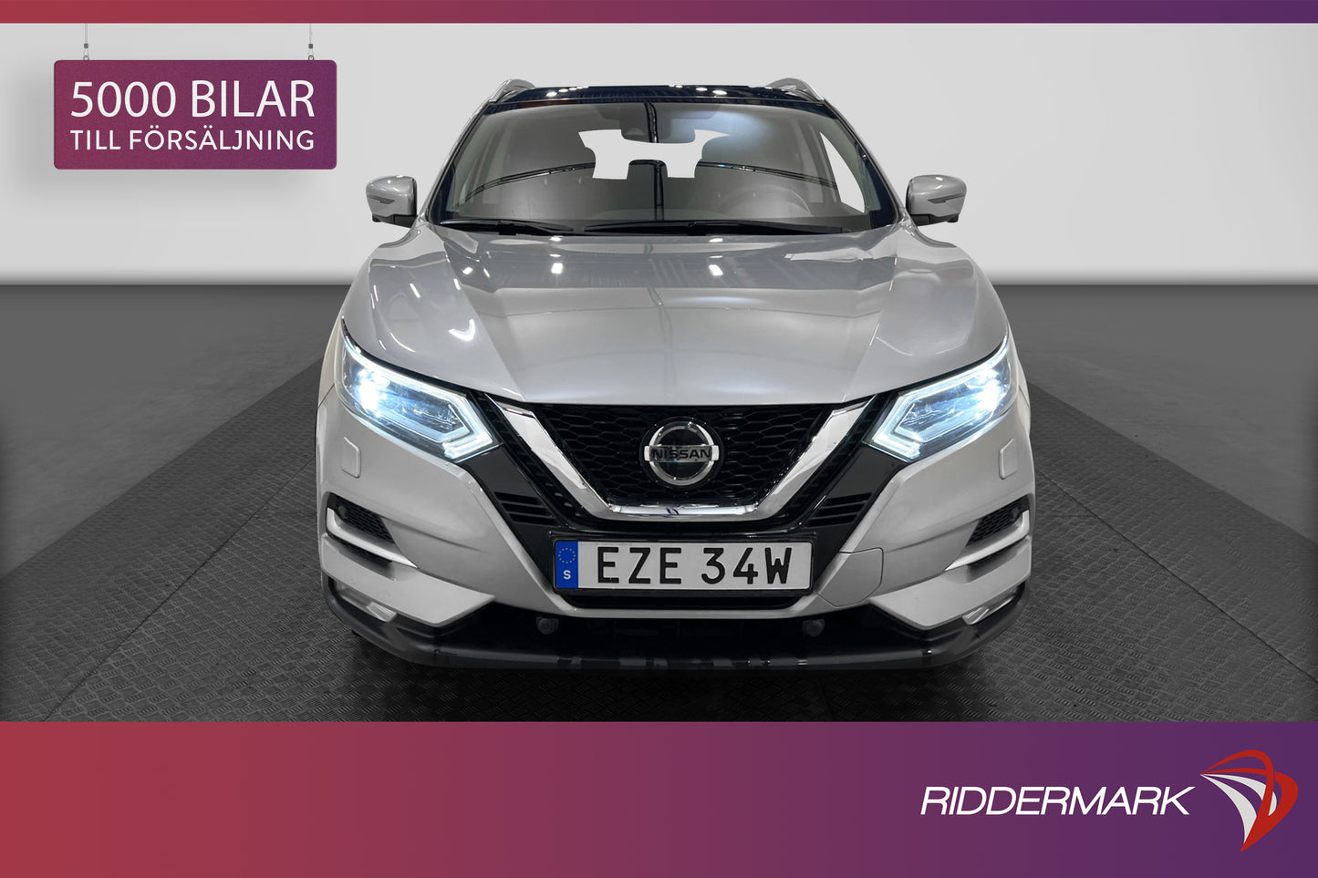 Nissan Qashqai 1.3 160hk Tekna Pano Navi 360° Halvskinn