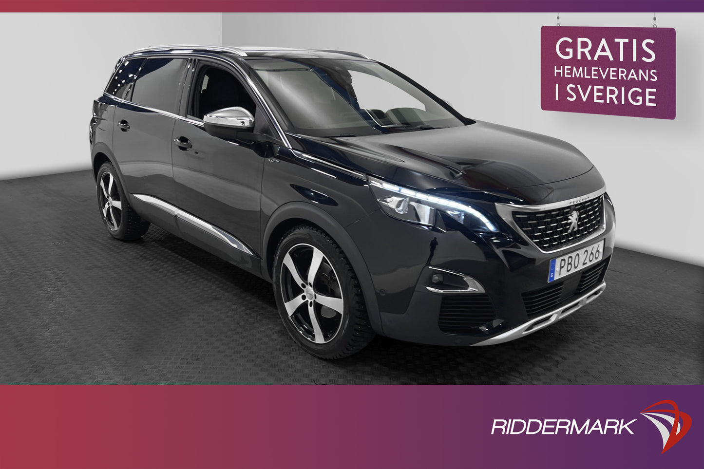 Peugeot 5008 177hk GT Ultimate 7-sits Pano Värm Kamera Drag