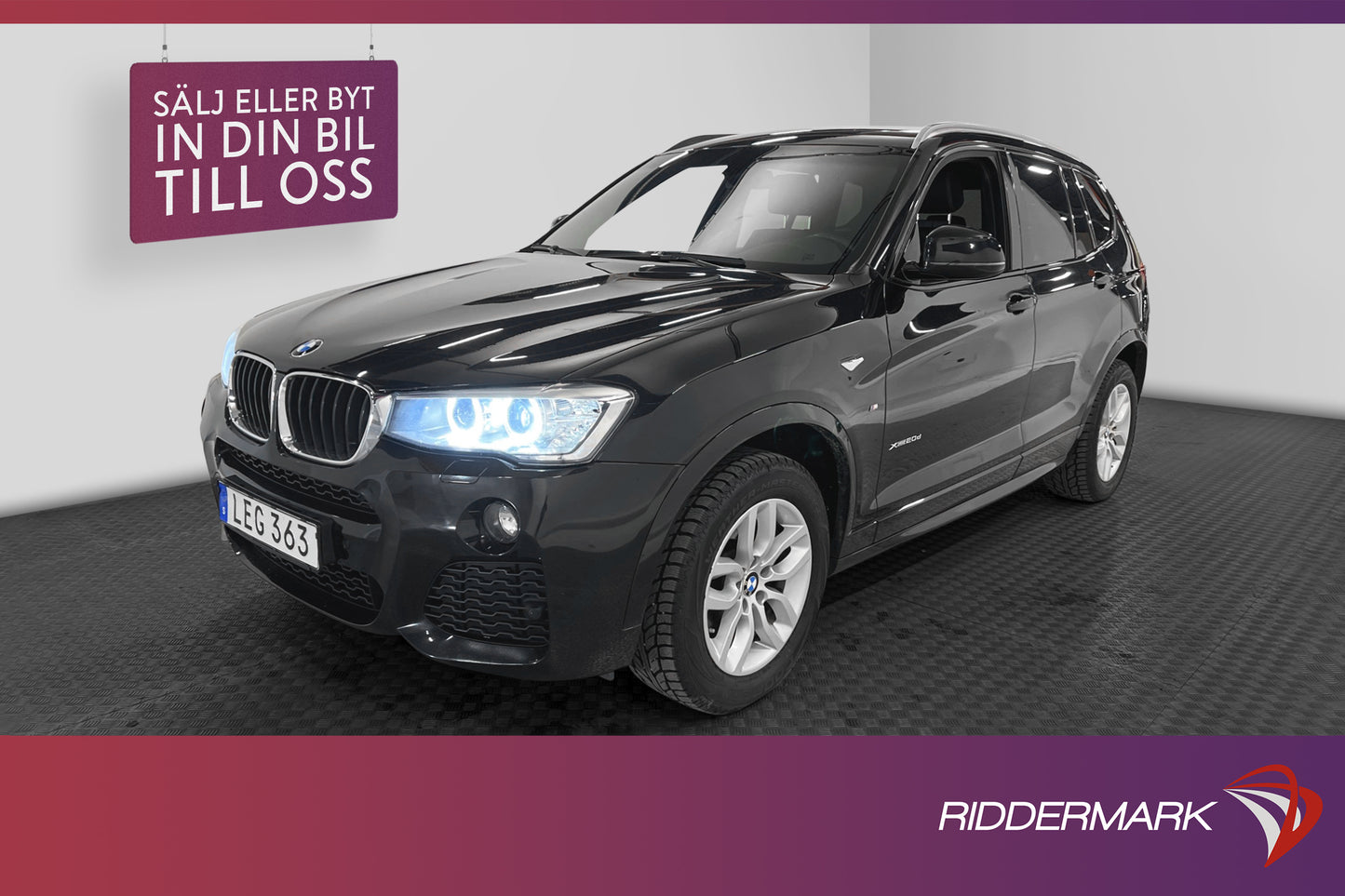 BMW X3 xDrive20d 190hk M-Sport B-Kamera D-Värmare Navi