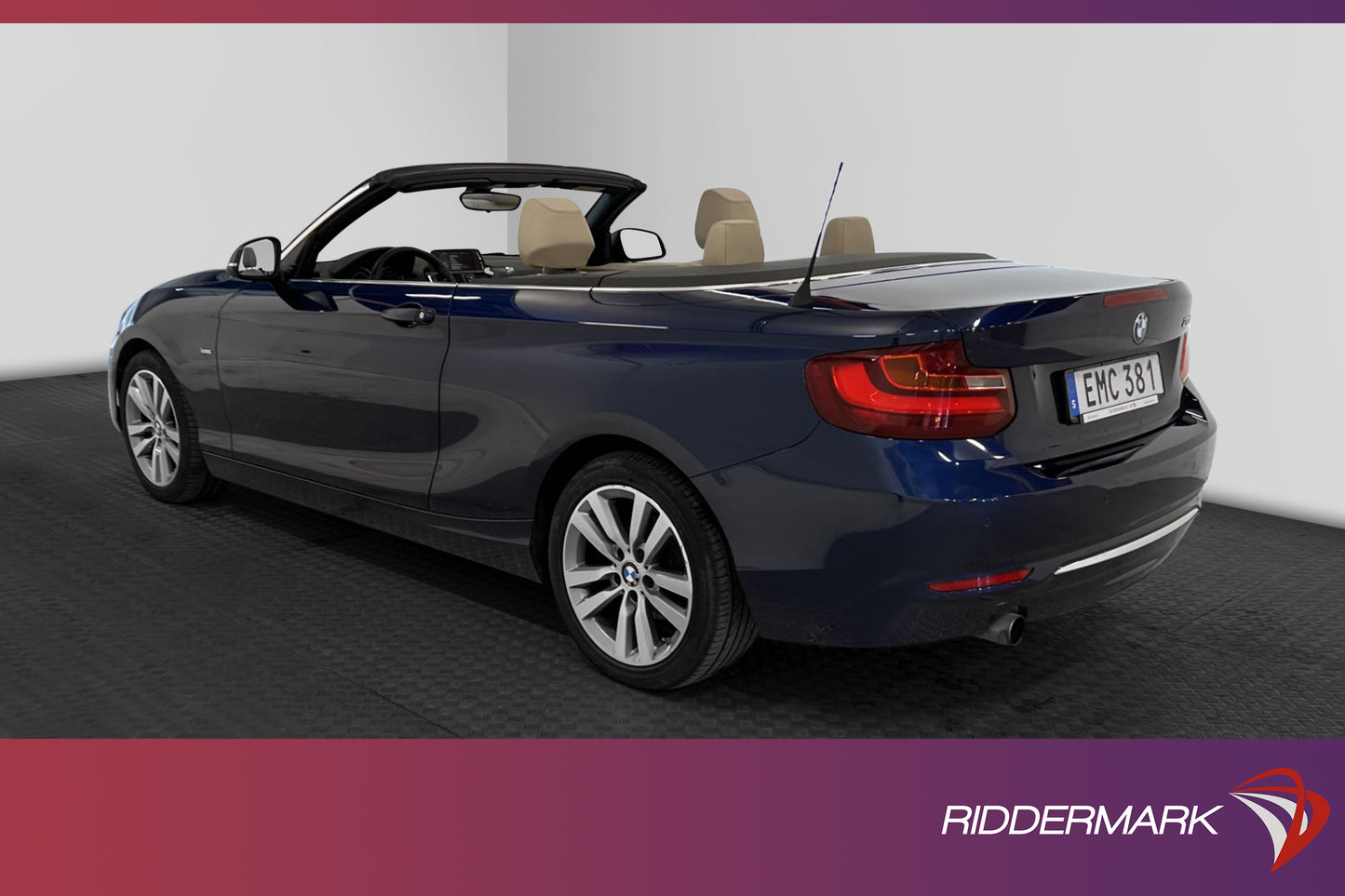 BMW 218i Cabriolet Luxury Line Skinn Keyless P-Sensorer