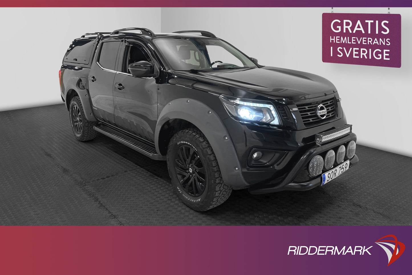 Nissan Navara N-Guard 4WD 190hk Värmare Drag Lastsläde STUK