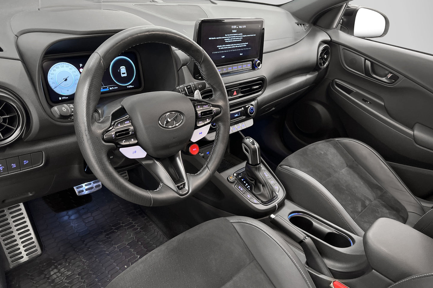 Hyundai Kona N 280hk Cockpit HUD Kamera Krell Elstolar