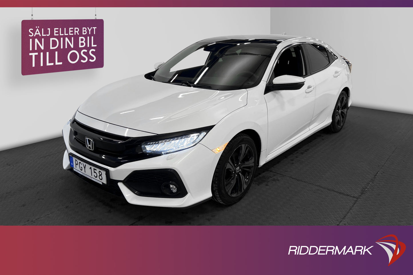 Honda Civic 1.0 CVT 129hk Executive Värmare Taklucka Kamera