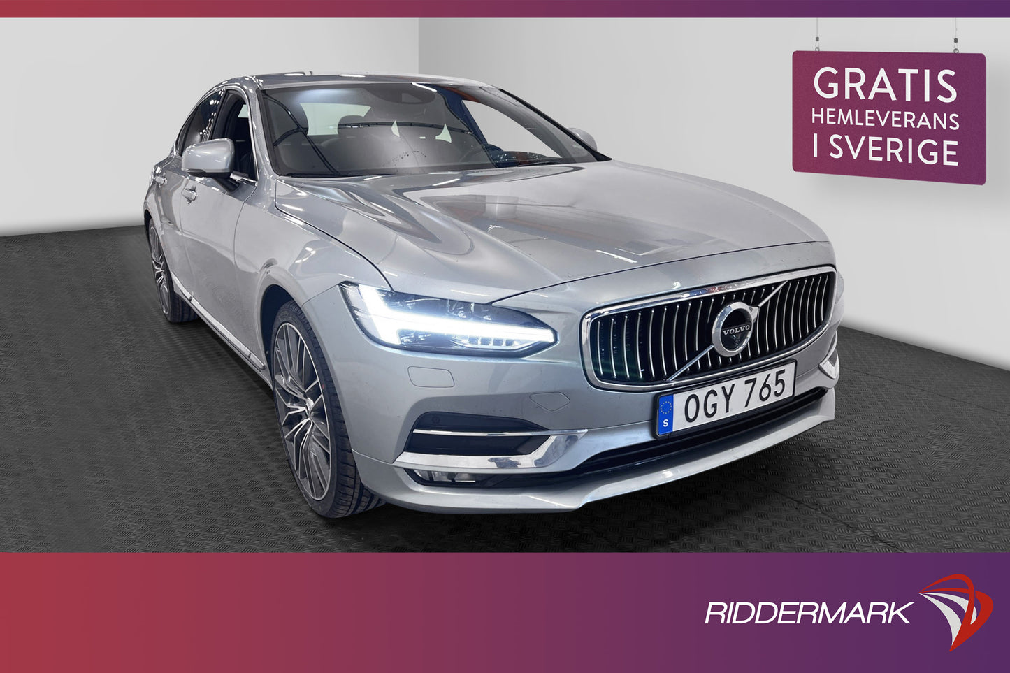 Volvo S90 D5 AWD 235hk Inscription D-Värmare 360° VoC Skinn