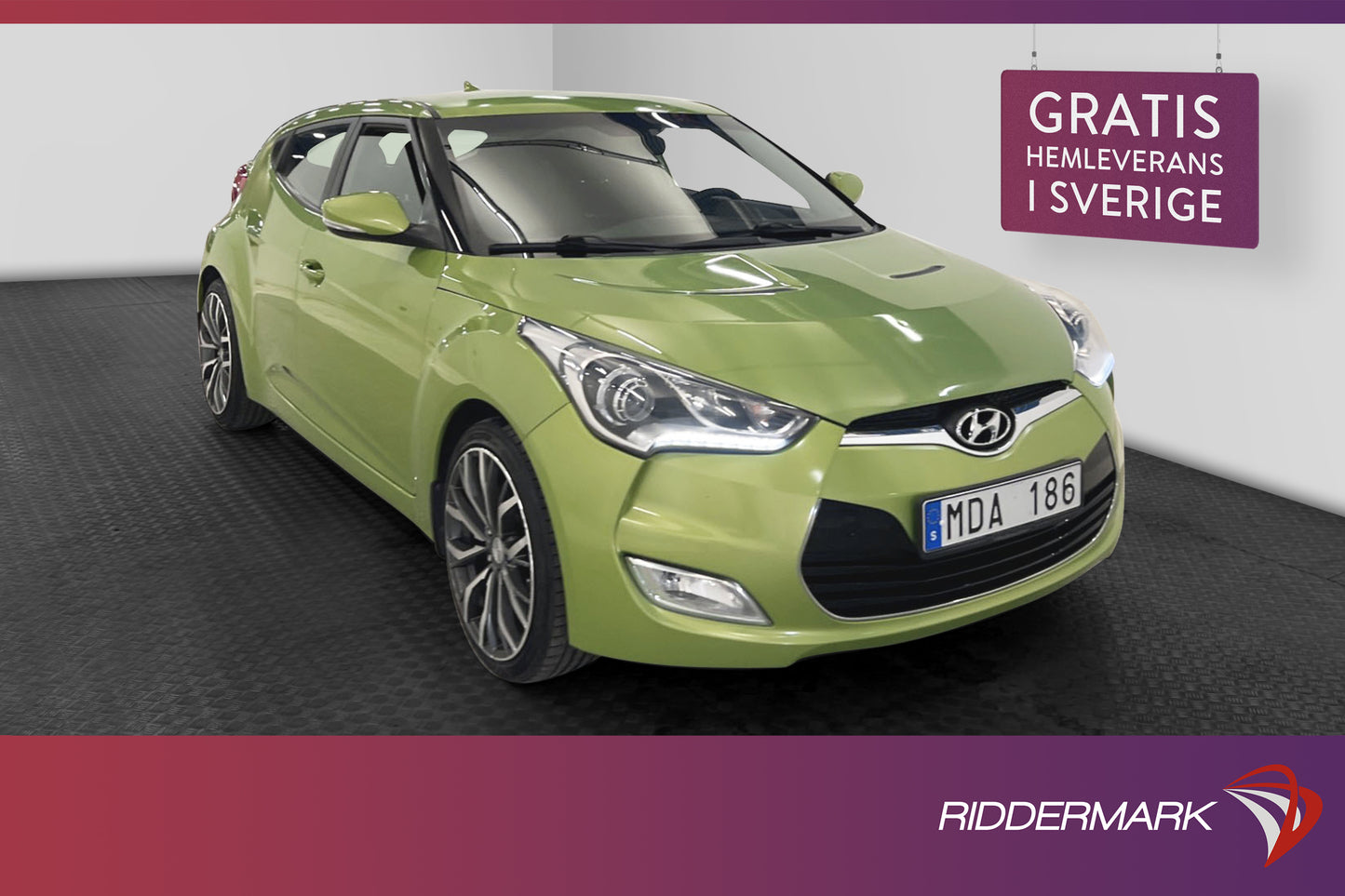 Hyundai Veloster 1.6 GDI 140hk Keyless Nyservad Nybesiktad