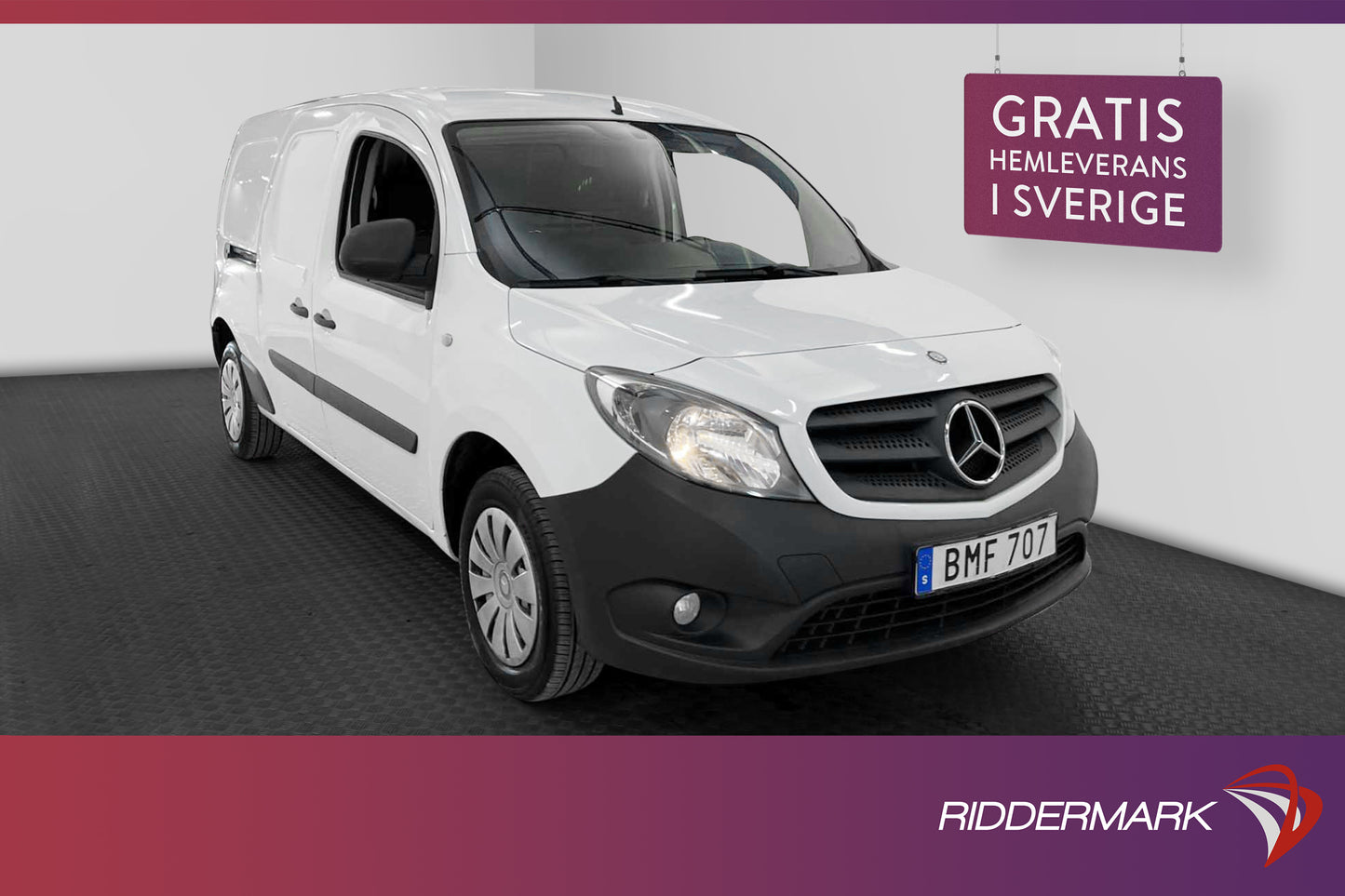 Mercedes-Benz Citan Lång 109 90hk Dragkrok 3-Sits Ny-Kamrem