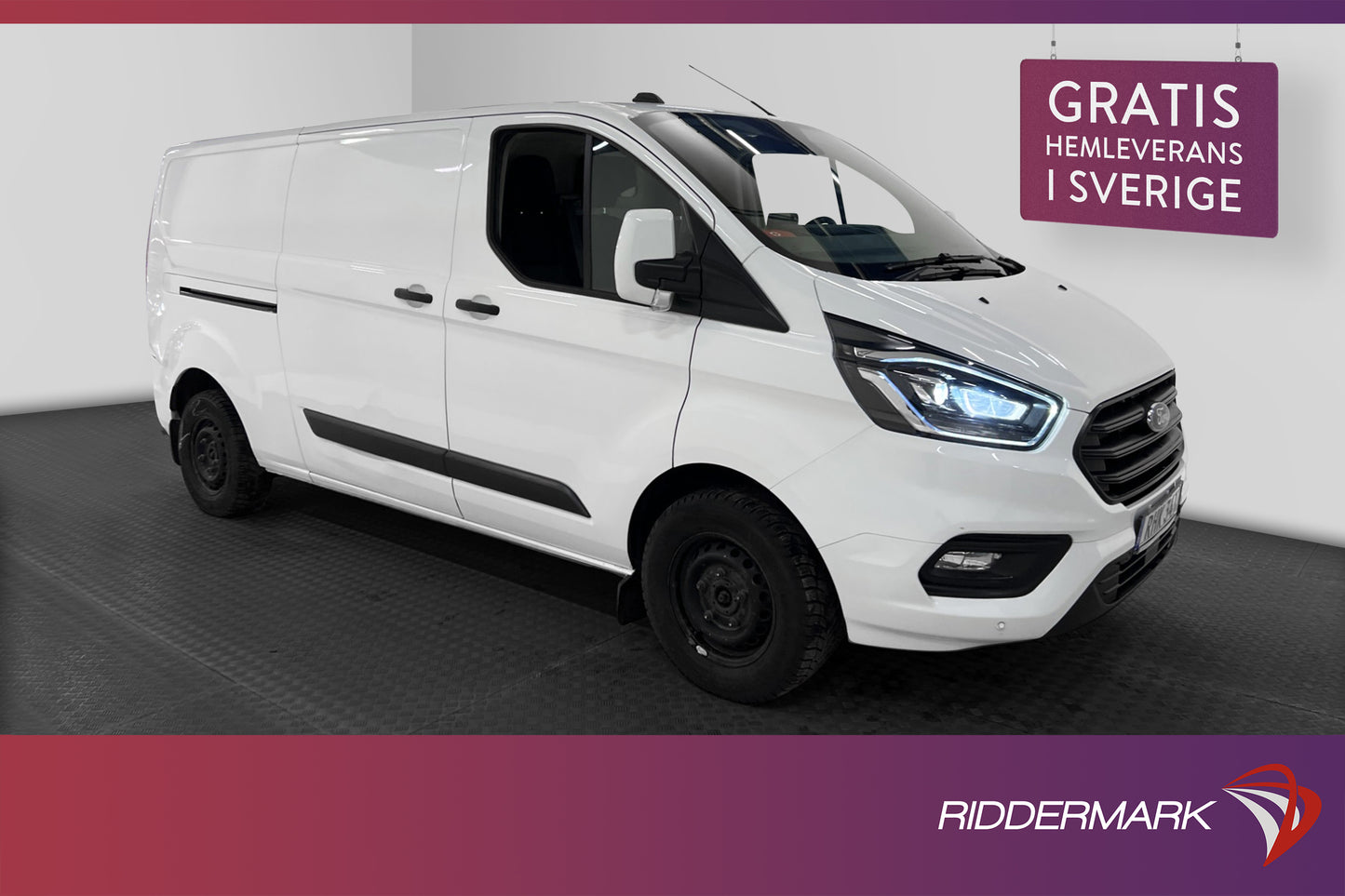 Ford Transit Custom L2 Värmare Dragkrok 2xDörrar Sync-3 Moms