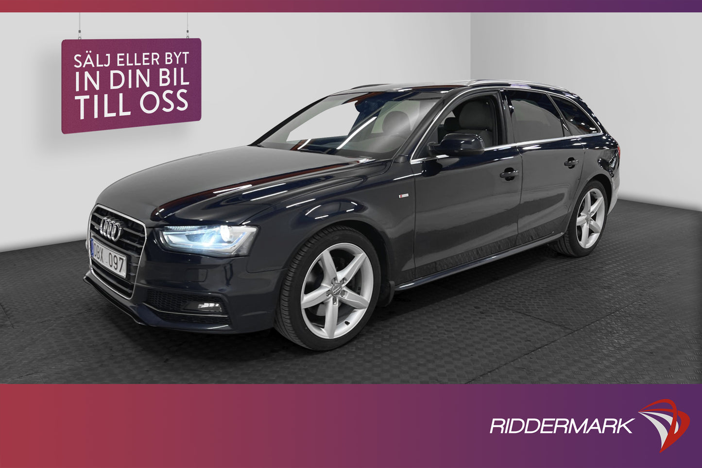 Audi A4 2.0 TDI Quattro 177hk S-line Pano P-Sensorer Drag