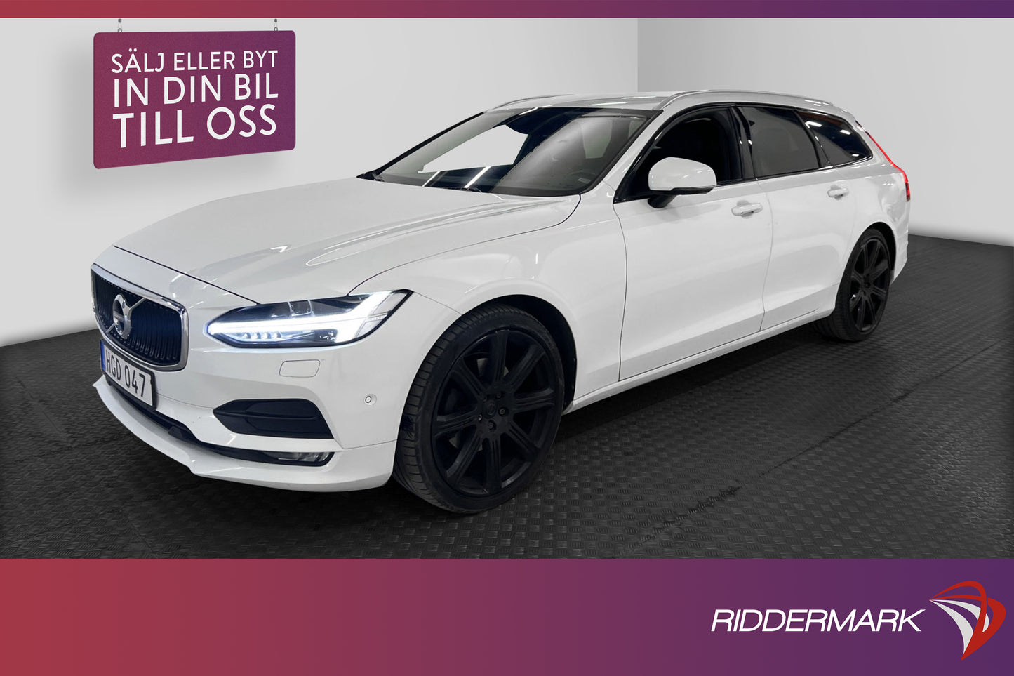 Volvo V90 D4 AWD 190hk Skinn P-Värmare VOC Bkamera Drag BLIS