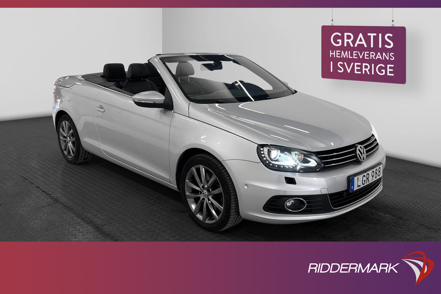 Volkswagen Eos 1.4 TSI 160hk M-Värmare Navi Skinn Lågamil