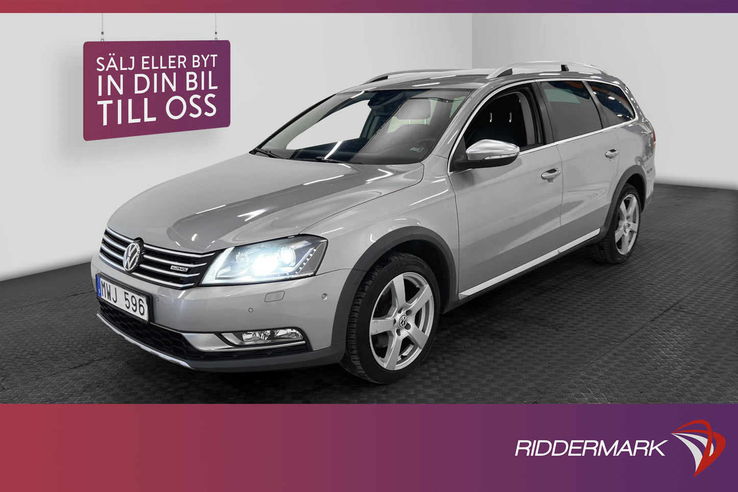 Volkswagen Passat Alltrack 170hk Värmare Skinn Bkamera Drag