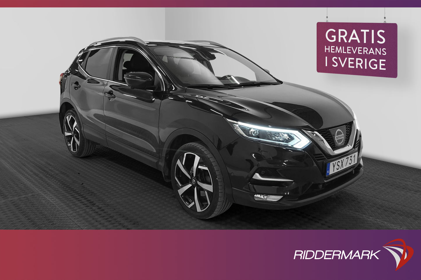 Nissan Qashqai 1.2 DIG-T 115hk Tekna Pano 360° Navi Välserv