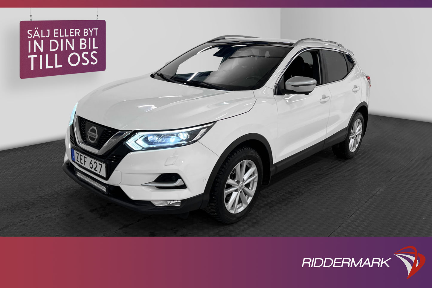 Nissan Qashqai 1.2 DIG-T 115hk Tekna Pano 360° M&K Bose GPS