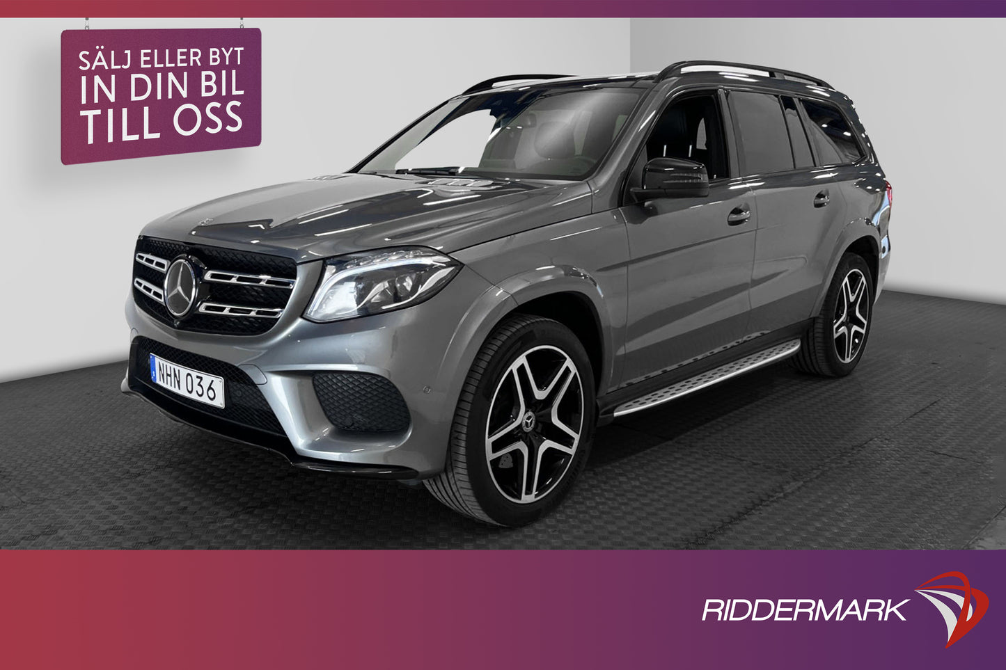 Mercedes-Benz GLS 350d 4M AMG 7-Sits D-värme H/K Pano 360°