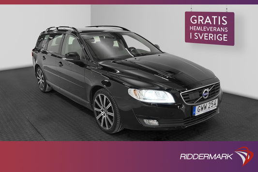 Volvo V70 D3 150hk Dynamic VOC Värm Skinn Navi Drag Välserv