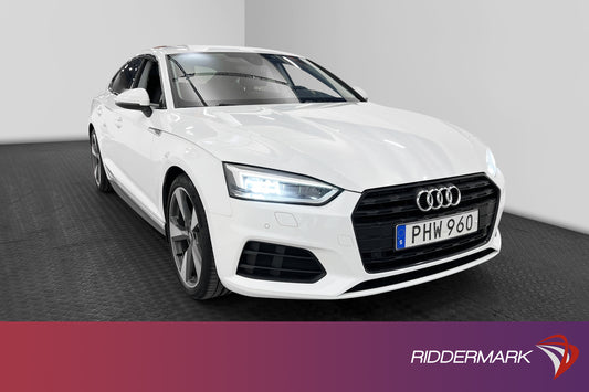 Audi A5 Sportback 2.0 TDI 190hk En-brukare Sensorer Välserv