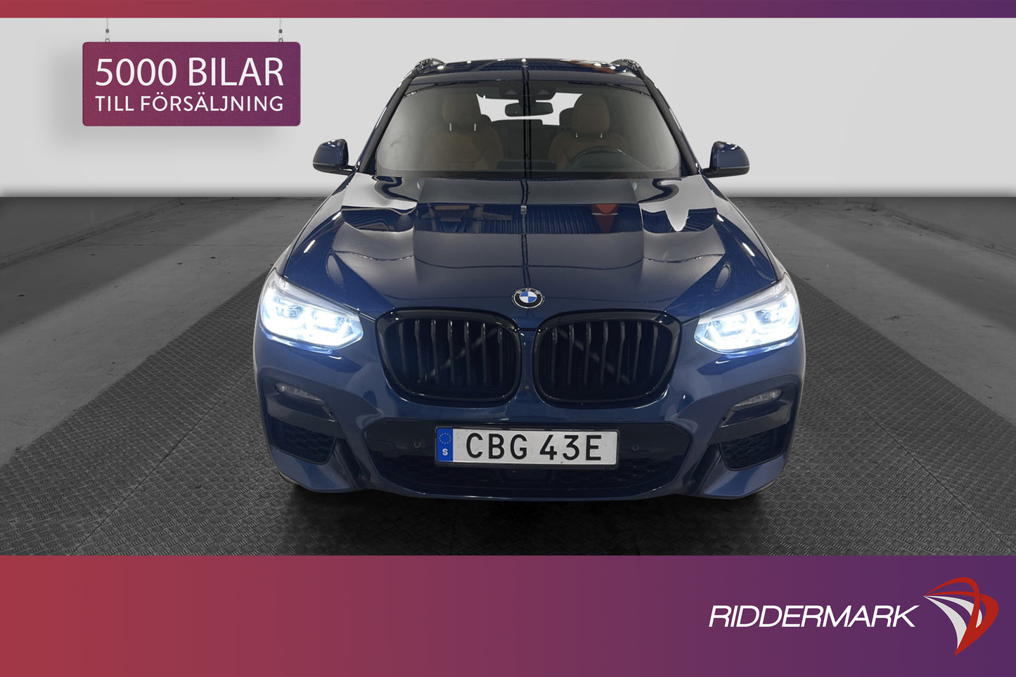 BMW X3 xDrive30e 292hk M Sport Pano HUD 360° H/K Skinn MOMS