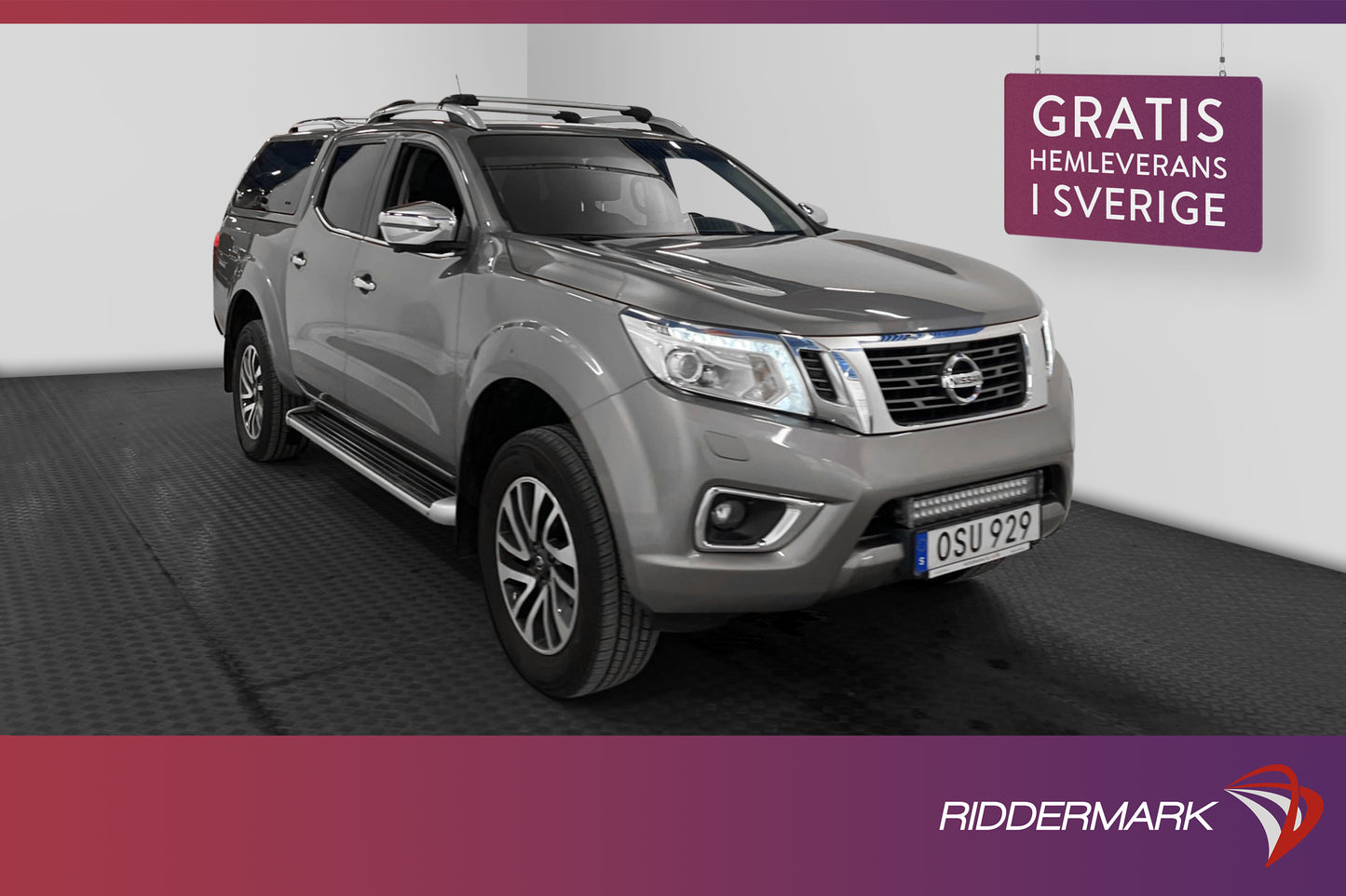 Nissan Navara 2.3dCi 4WD 190hk Dragkrok Diff Skinn Moms