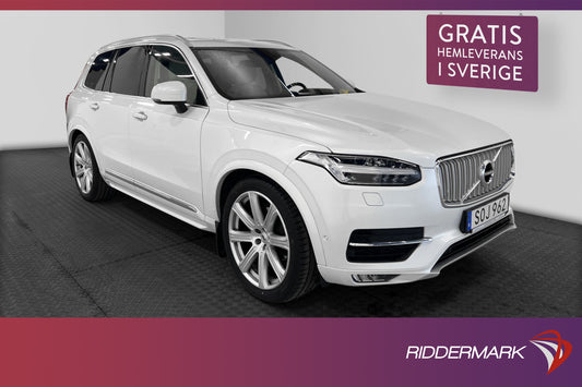 Volvo XC90 D5 AWD 225hk Inscription 7-sits Pano Luftfj B-Kam