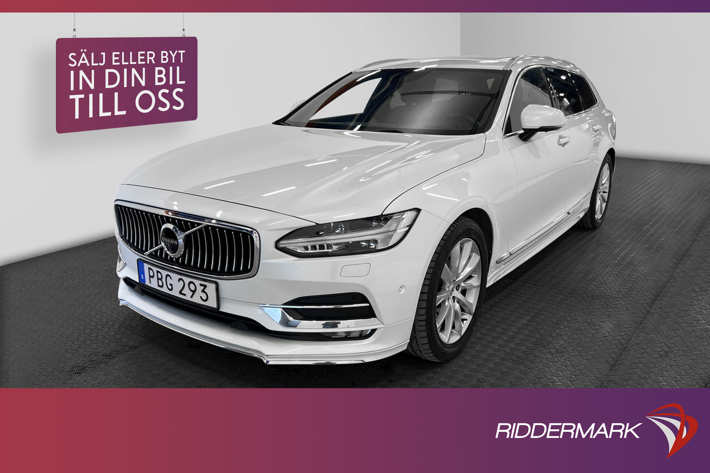 Volvo V90 D5 AWD 235hk Inscription VOC B&W Pano 360° Drag