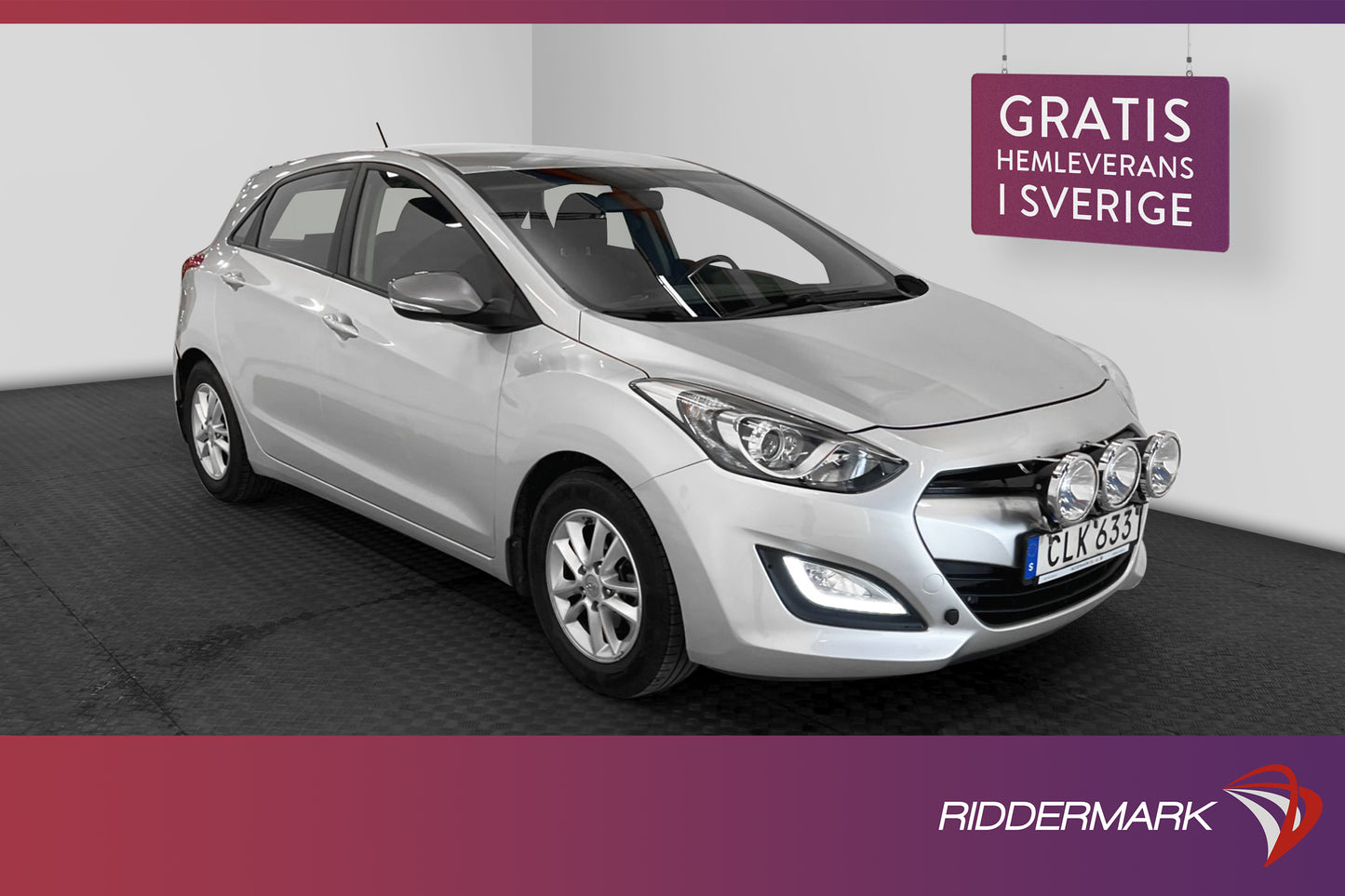 Hyundai i30 1.6 GDI 135hk M&K värm Rattvärme Drag P-sensorer