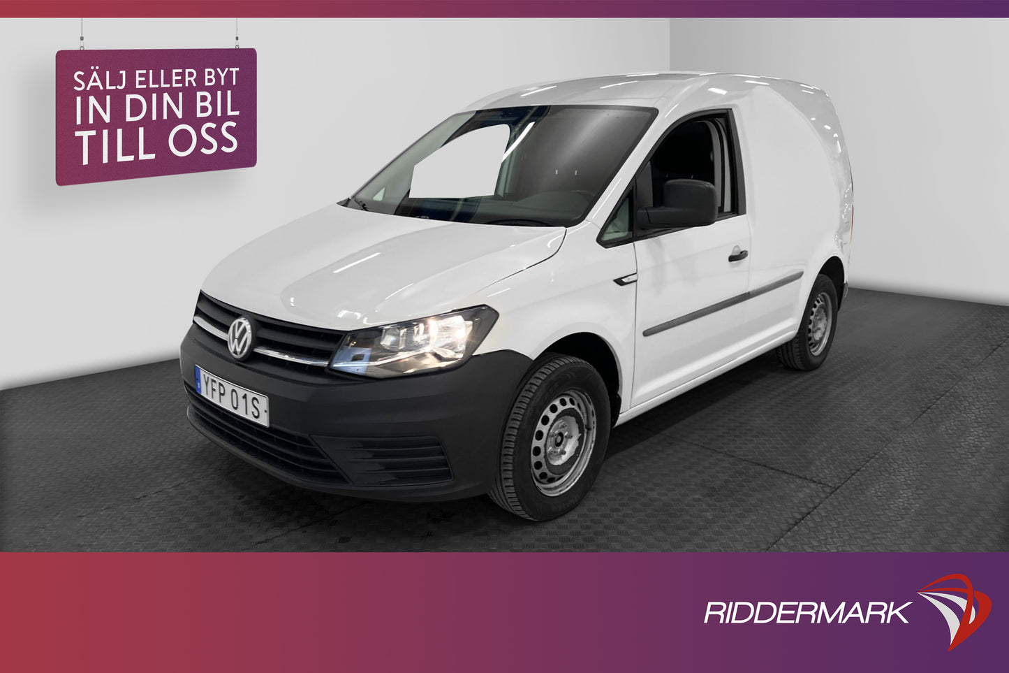 Volkswagen Caddy 2.0TDI Värmare Dragkrok Nyservad PDC Moms