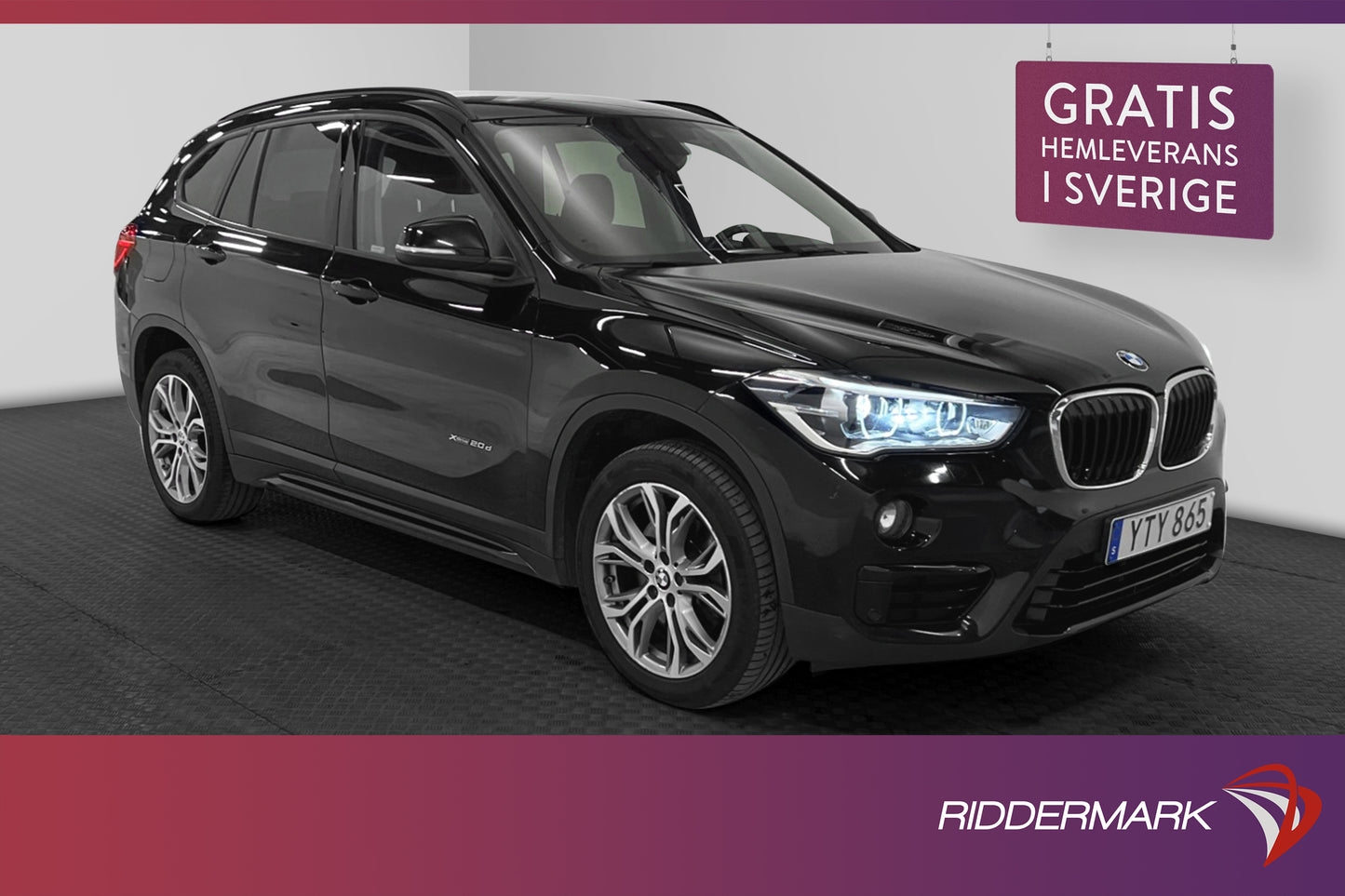 BMW X1 xDrive20d 190hk Nyservad SportLine PDC LED 0,45L/mil