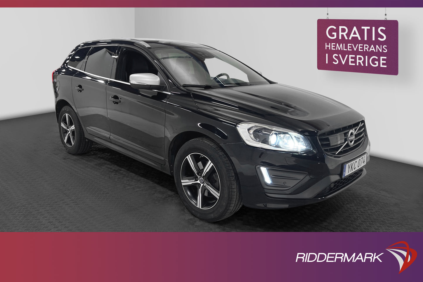 Volvo XC60 D4 190hk AWD R-Design D-värm VOC H/K Navi Skinn