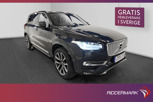 Volvo XC90 D5 AWD 235hk Inscription VOC Värm Skinn Välservad