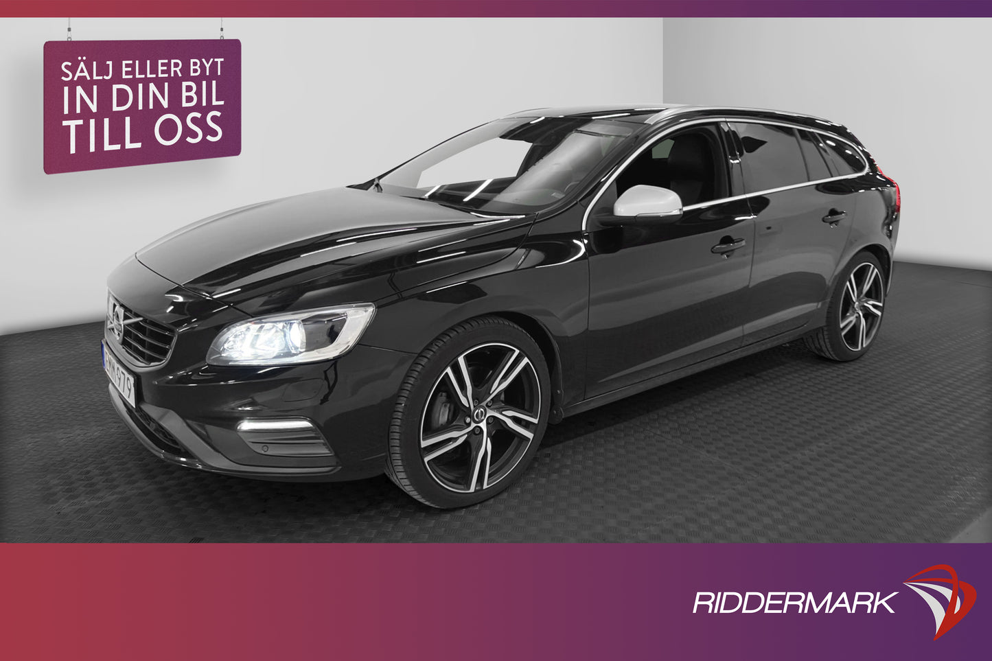 Volvo V60 D4 AWD R-Design VOC Navi D-värm Nyservad 190hk