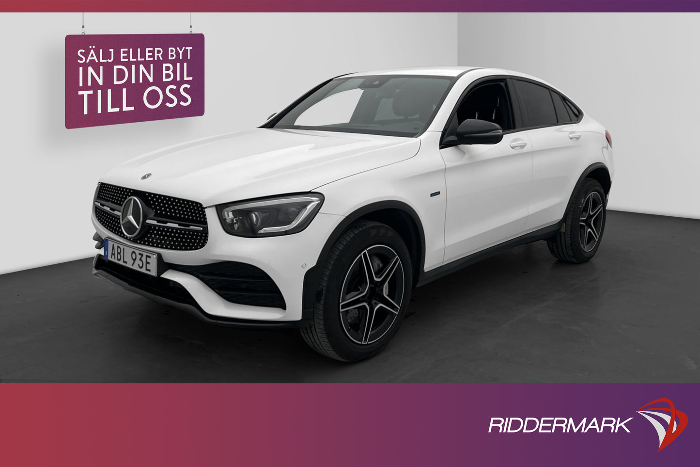 Mercedes-Benz GLC 300 de Coupé 4M AMG Pvärm Bkamera Drag