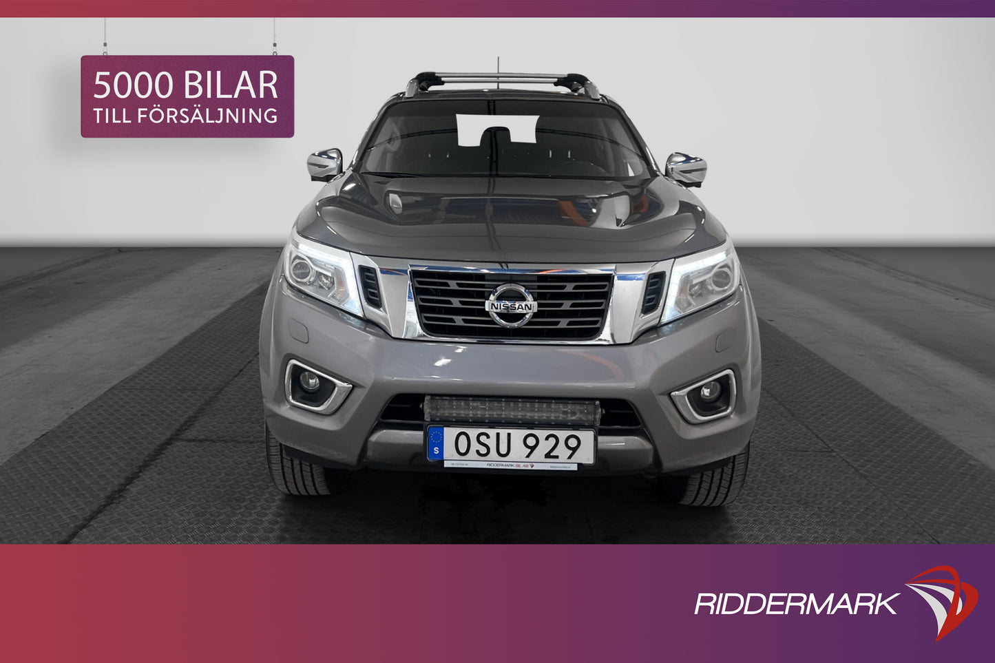 Nissan Navara 2.3dCi 4WD 190hk Dragkrok Diff Skinn Moms