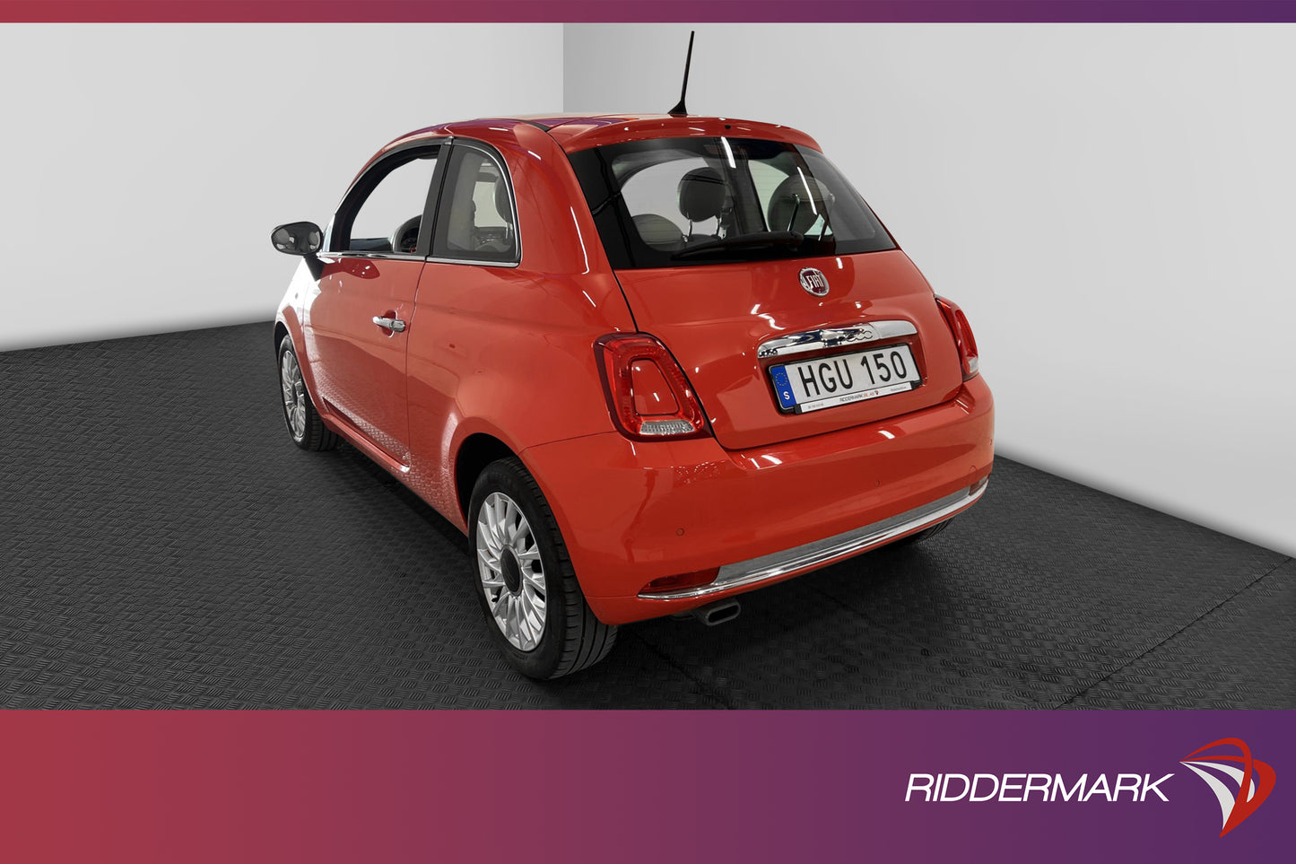 Fiat 500 1.2 8V 69hk Lounge Glastak Sensorer 0,61l/mil