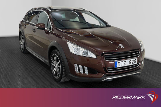 Peugeot 508 SW 2.0 Hybrid4 200hk Värmare Pano GPS Drag HUD