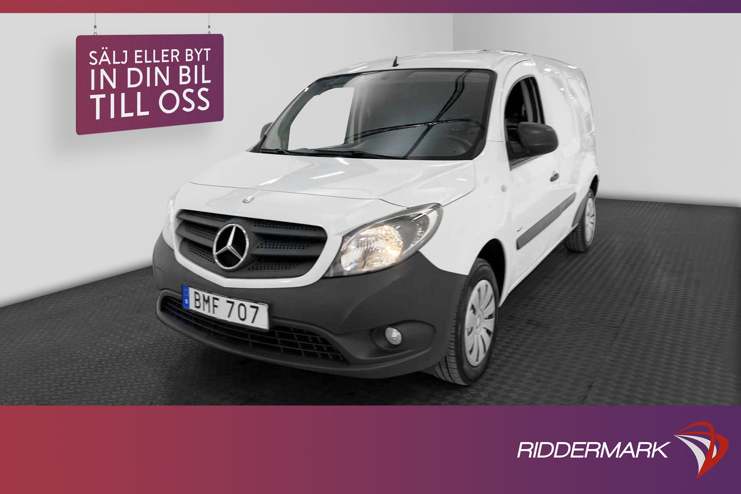 Mercedes-Benz Citan Lång 109 90hk Dragkrok 3-Sits Ny-Kamrem