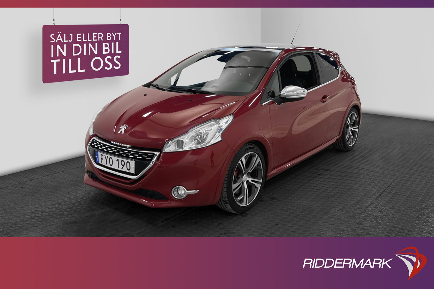 Peugeot 208 GTi 1.6 THP 200hk Pano JBL Värmare Skinn Drag