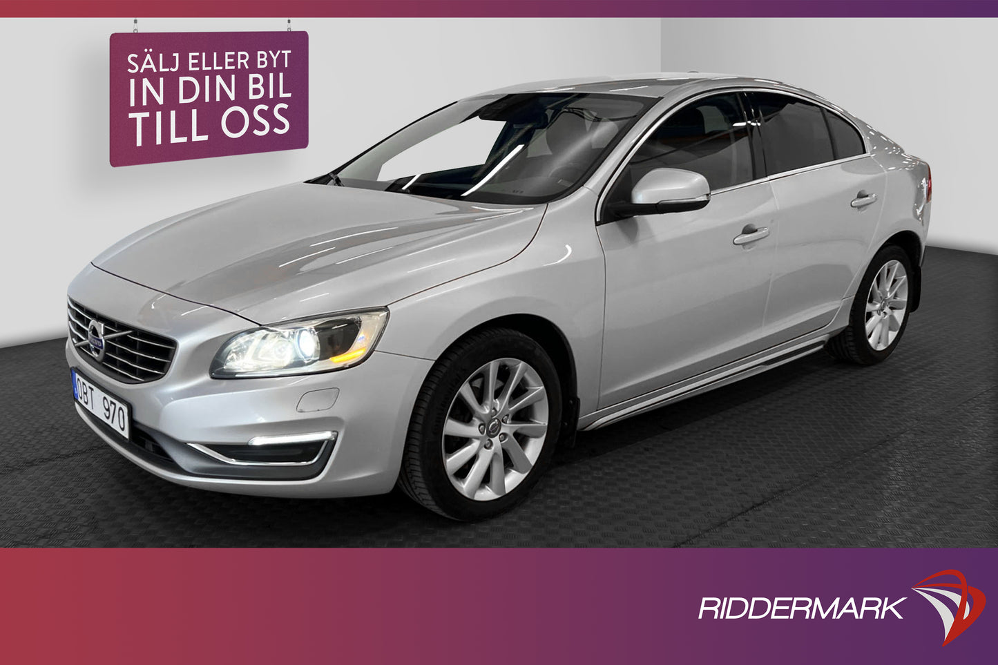 Volvo S60 D5 AWD 215hk Summum D-Värm Skinn Drag 0.63L/Mil