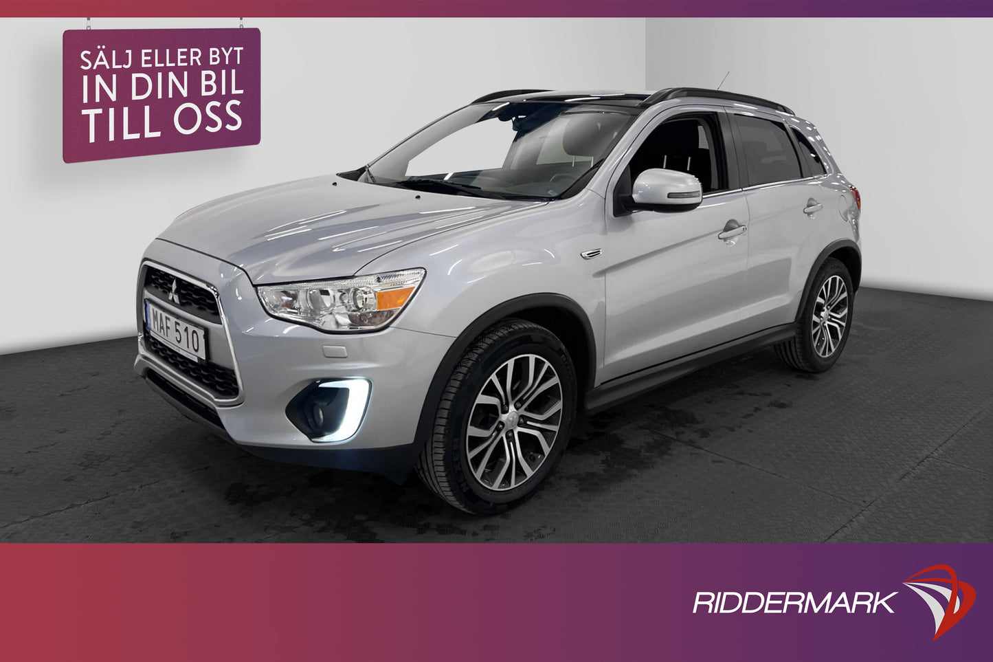 Mitsubishi ASX  114hk Komfort Pano Kamera Skinn 0,46l/mil