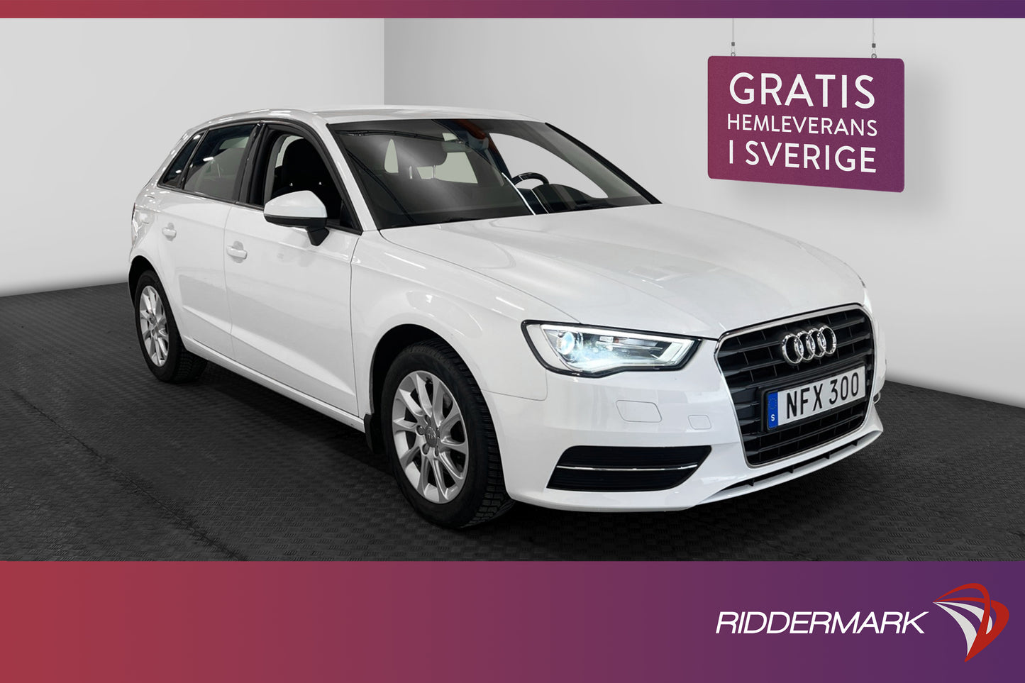 Audi A3 Sportback 1.2 TFSI 110hk 0,50l/mil HEMLEVERANS