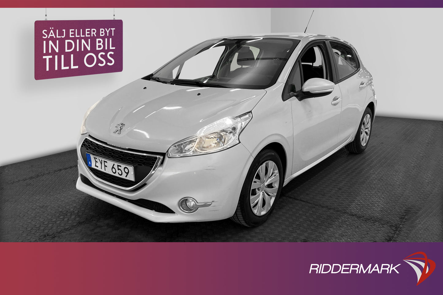 Peugeot 208 1.4 e-HDi 68hk  0.32l/mil Isofix P-sensorer